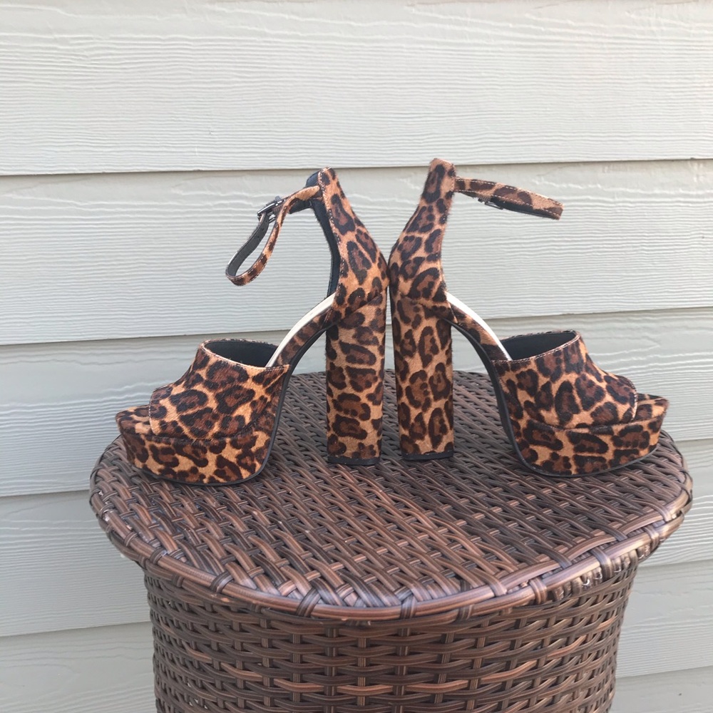 Jessica Simpson Leopard Platform Sandal